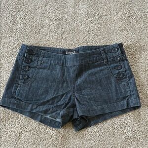Women's Denim Shorts - Dark Blue
